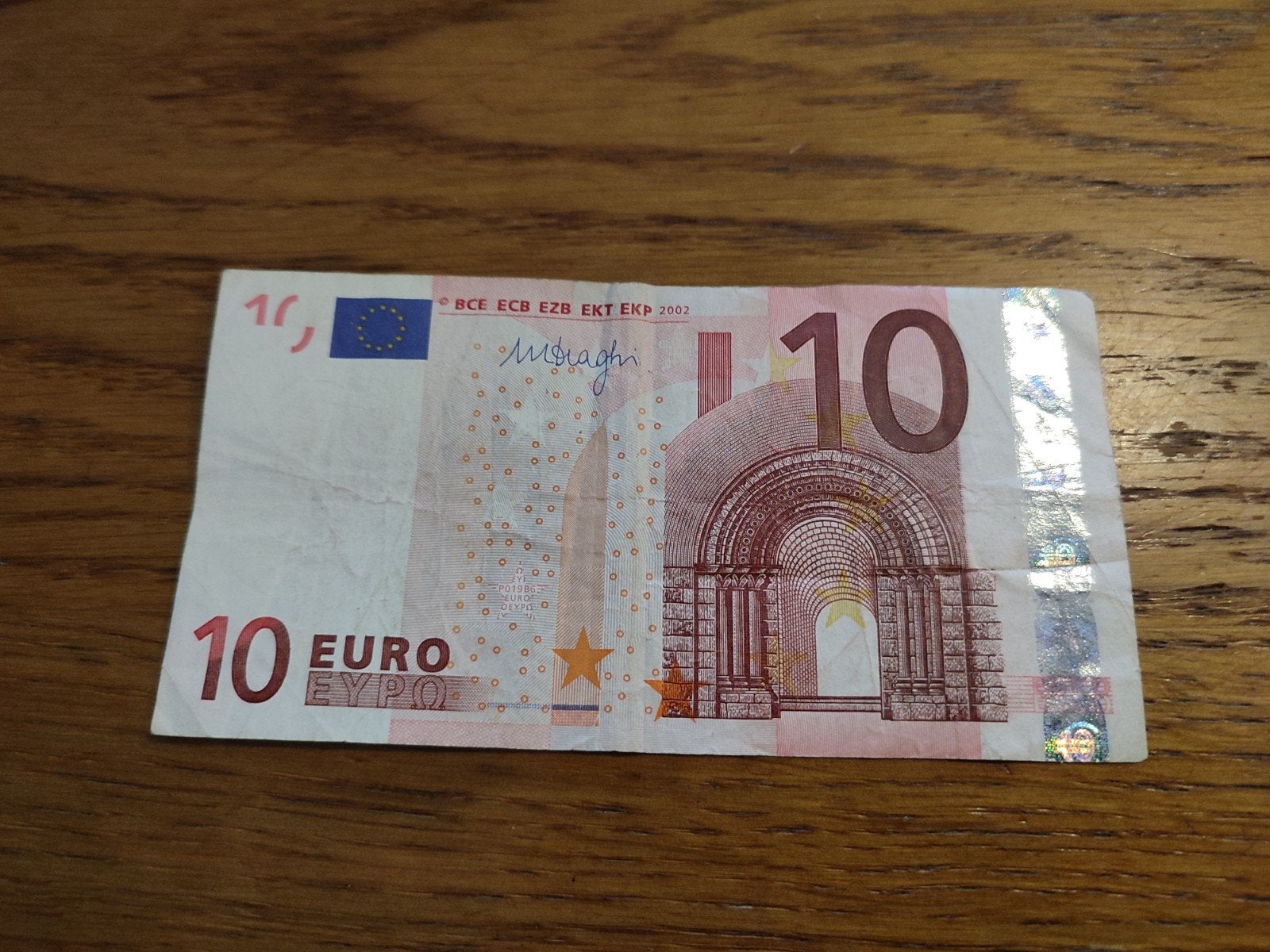 2002 €10,- biljet, Ophalen, Overige landen, 10 euro, Los biljet