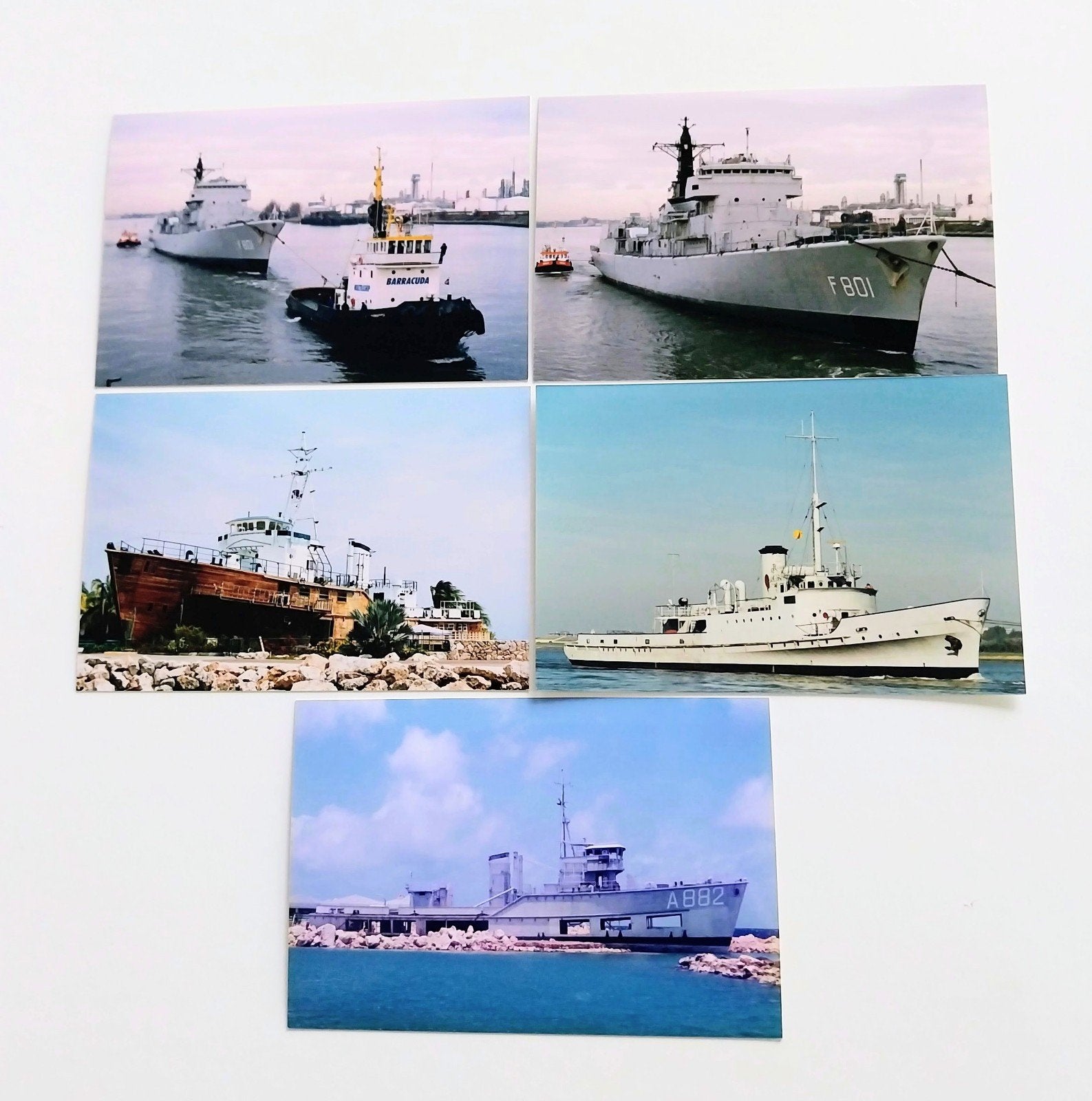 5 Kleurenfoto's marine., Verzamelen, Ophalen of Verzenden, Landmacht, Nederland, Foto of Poster
