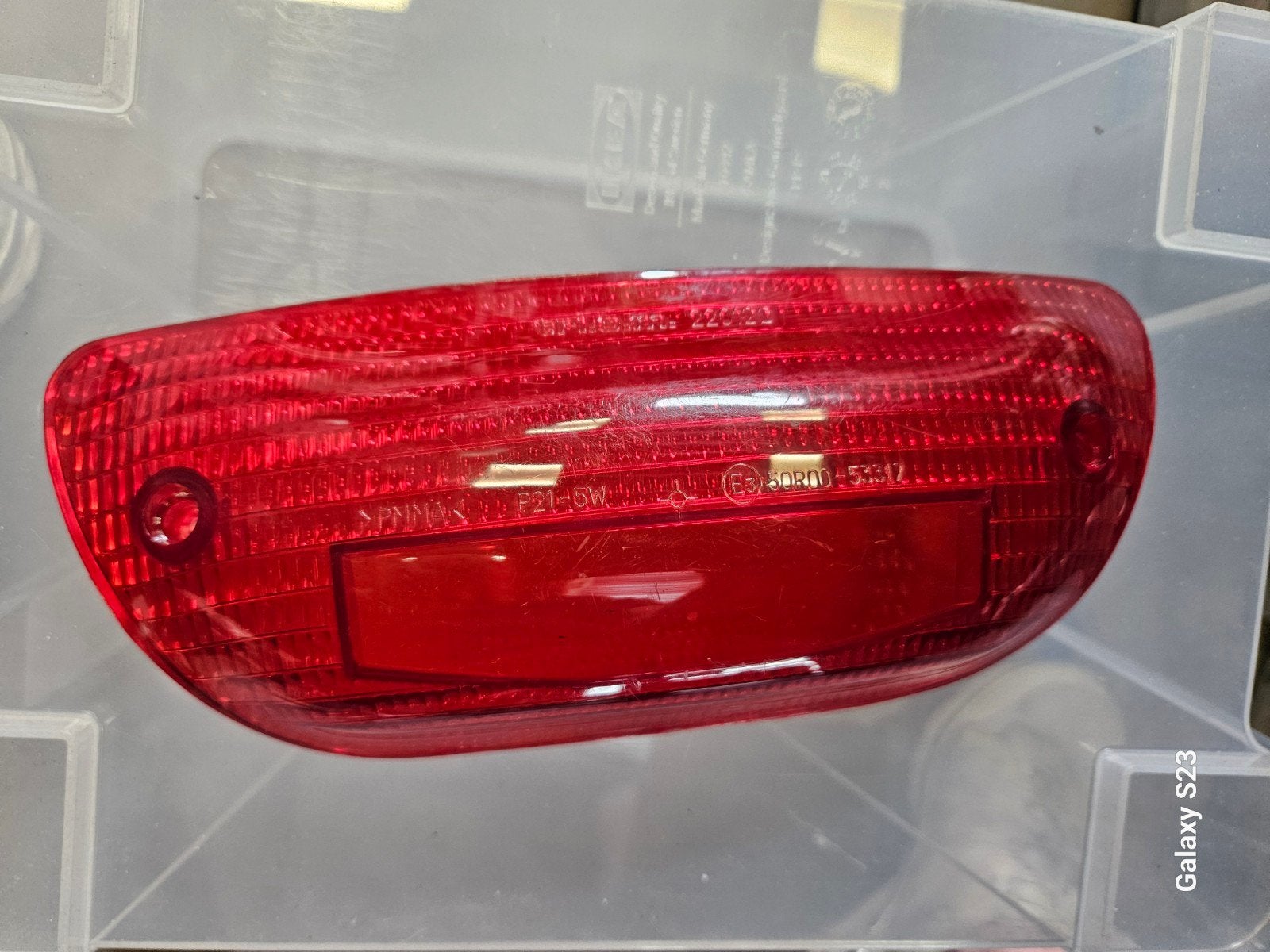 Achterlichtglas voor puch zip, Ophalen of Verzenden, Gebruikt
