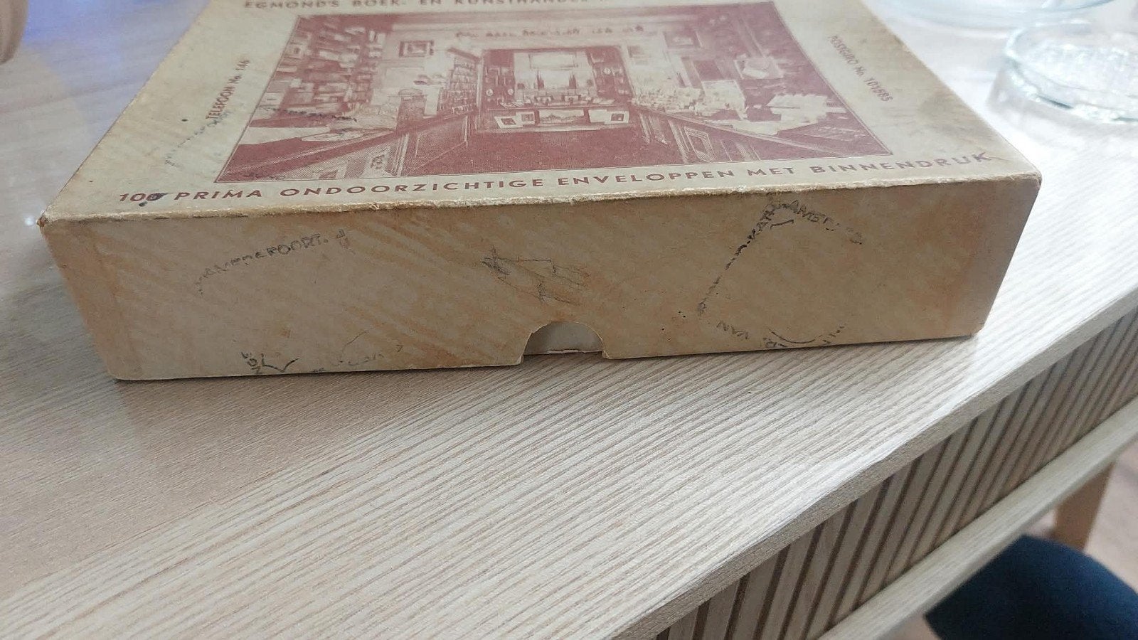 Mooi oude doos ., Ophalen of Verzenden, Gebruikt, Overige