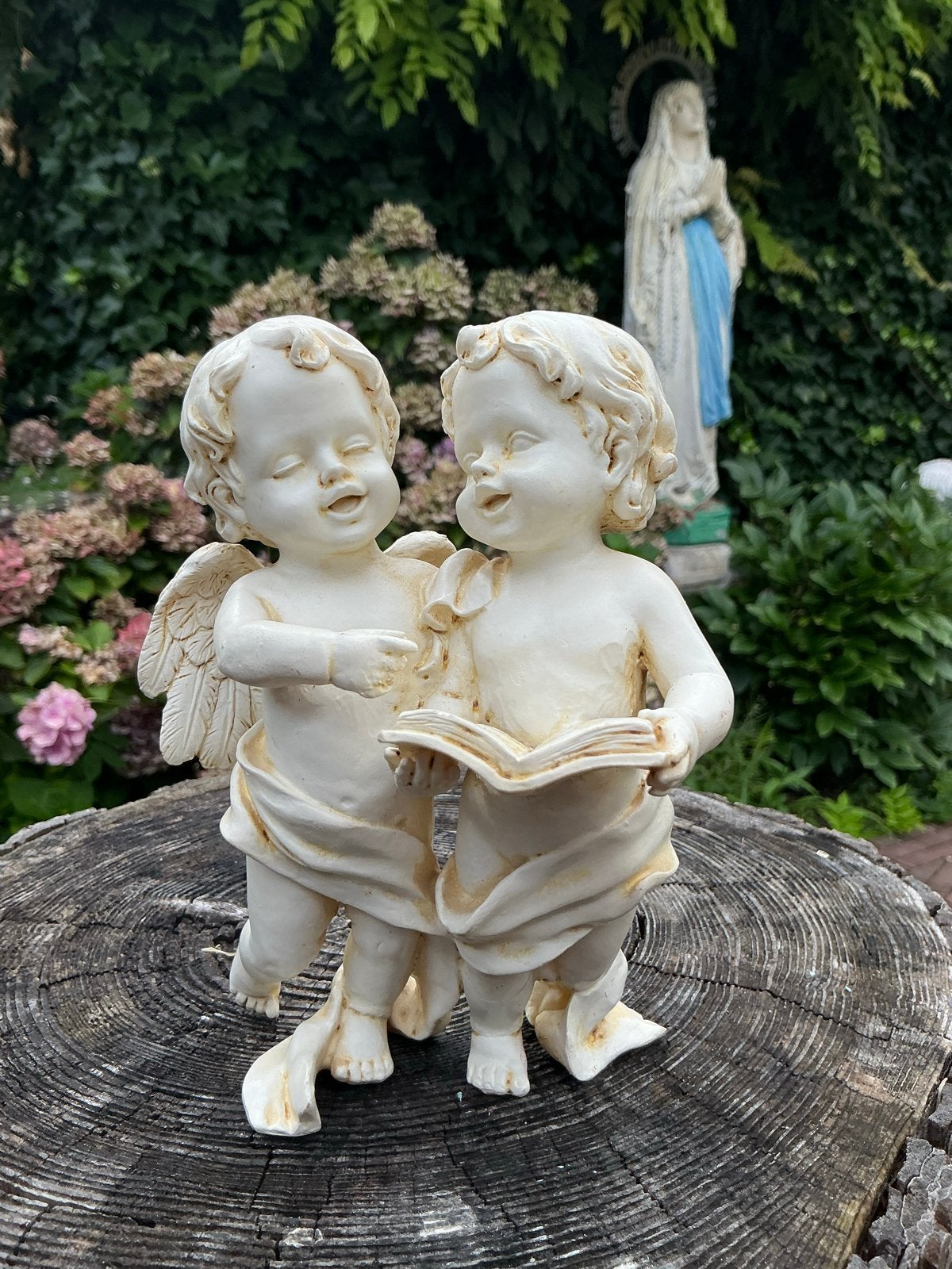 Mooi en leuk ❤️ Engel Cherubijnen Beeld, Ophalen of Verzenden