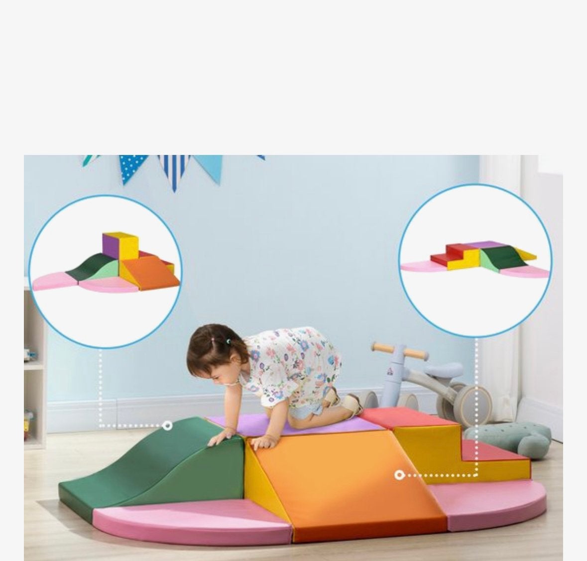Homcom kids soft play set, Ophalen of Verzenden, Nieuw