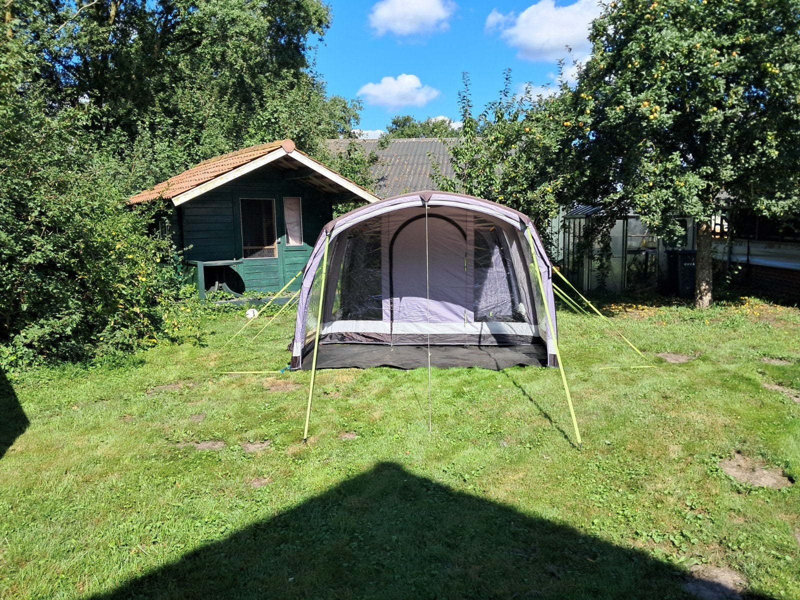 Kampa Hayling 4 Pro Air Tent - Opblaasbare Gezinstent, Ophalen, Zo goed als nieuw, Tot en met 4