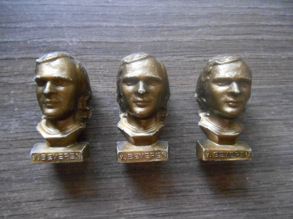 3 Kopstukken van het Nederlands Elftal 1973-1974, Verzamelen, Ophalen of Verzenden, Gebruikt, Overige binnenlandse clubs, Beeldje of Poppetje