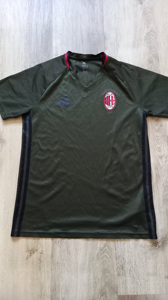 AC Milan uitshirt 2017-2018 - Donkergroen - Maat S, Maat S, Ophalen of Verzenden, Gebruikt, Shirt