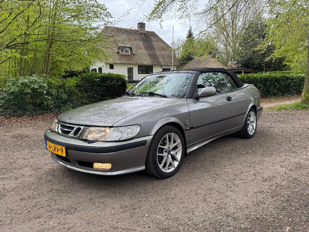 Saab 9 3 Cabrio 2.0T Anniversary, Zwart, 4 cilinders, Cabriolet, 4 stoelen
