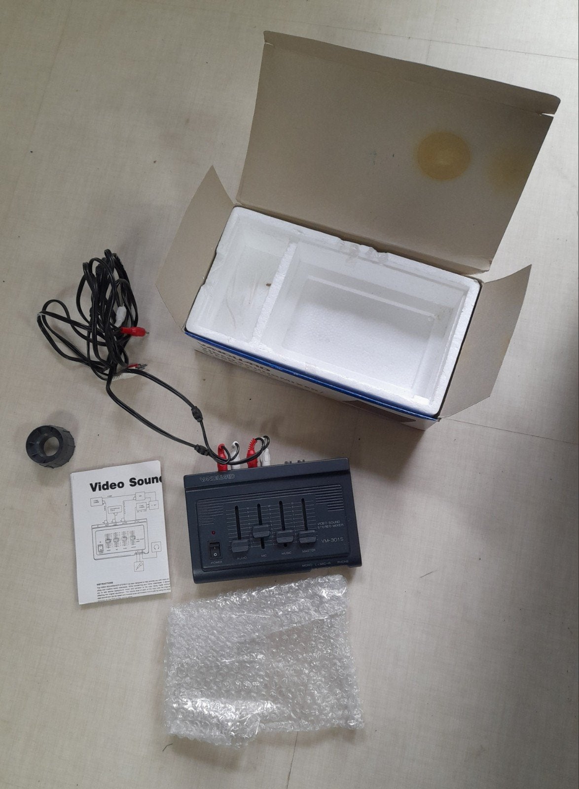 Vanguard Video Sound Stereo Mixer VM-301S, Ophalen of Verzenden, Gebruikt, Audio