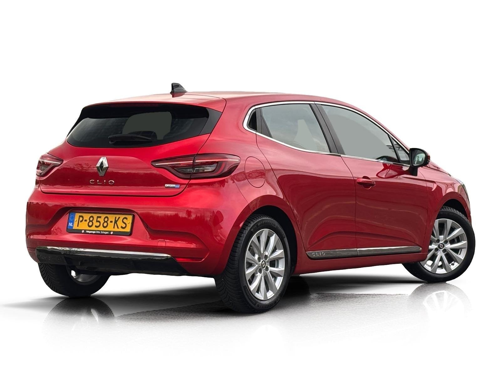 Renault Clio 1.6 E-Tech Hybrid 140 Intens ✅ LED ✅ Camera, Auto's, Stof, Gebruikt, Euro 6, 4 cilinders