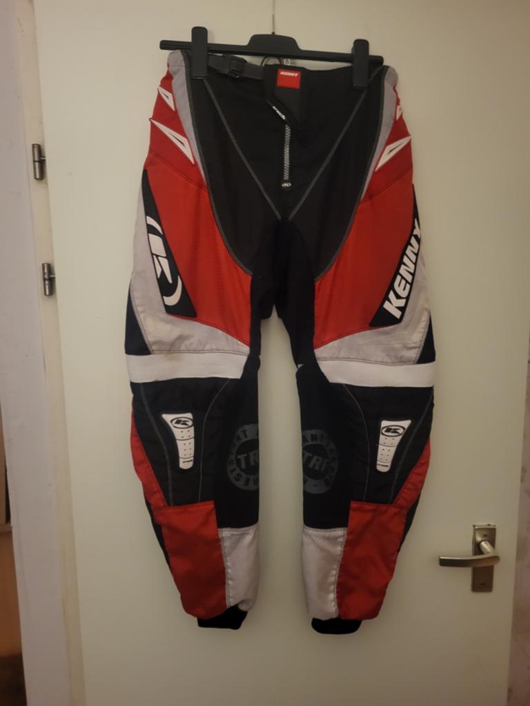 Kenny Motorcross Broek - Rood/Zwart/Wit, Motoren, Kleding | Motorkleding, Motorcrosskleding, Heren, Ophalen of Verzenden, Kenny