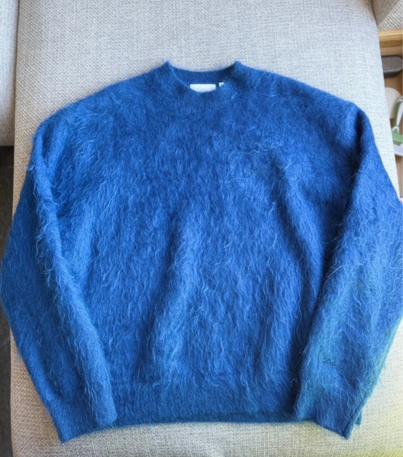 Axel Arigato Blauwe Knit Sweater Maat L Nieuw, Ophalen of Verzenden, Nieuw, Maat 52/54 (L), Blauw