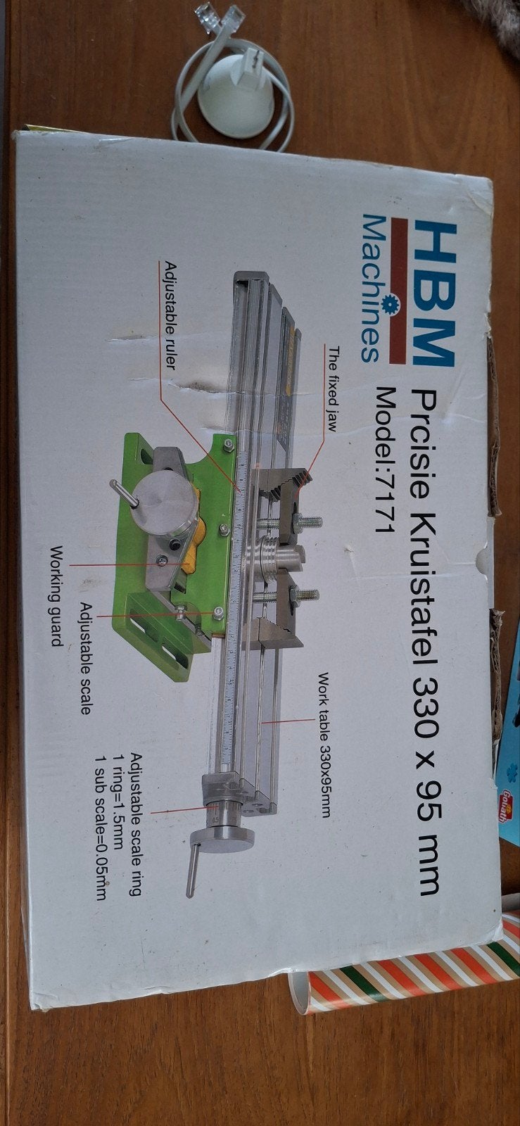 Kruistafel kolomboor/freesmachine, Ophalen, Nieuw