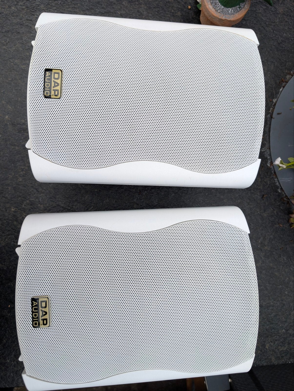 DAP Audio PRA-62 actieve speakerset - Wit, Overige merken, Stereo speakers, Gebruikt, Ophalen of Verzenden