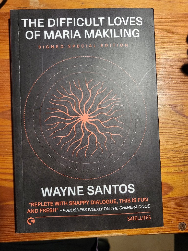 Wayne Santos - The Difficult Loves of Maria Makiling, signed, Boeken, Ophalen of Verzenden, Zo goed als nieuw, Wayne Santos