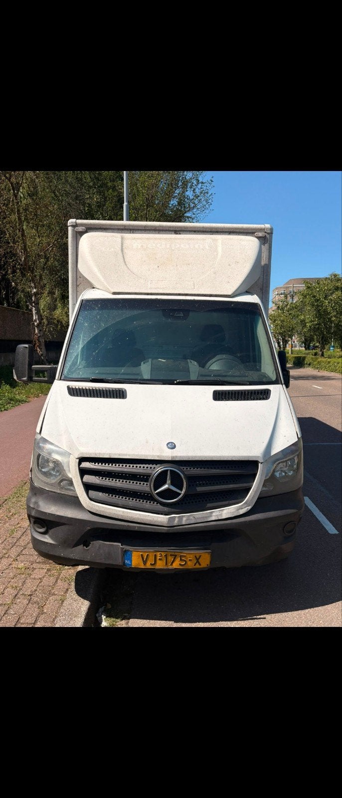 Sprinter Bakwagen meubelbak laadklep. MOTOR DEFECT. EXPORT, Auto's, 129 pk, Wit, Diesel, 2685 kg