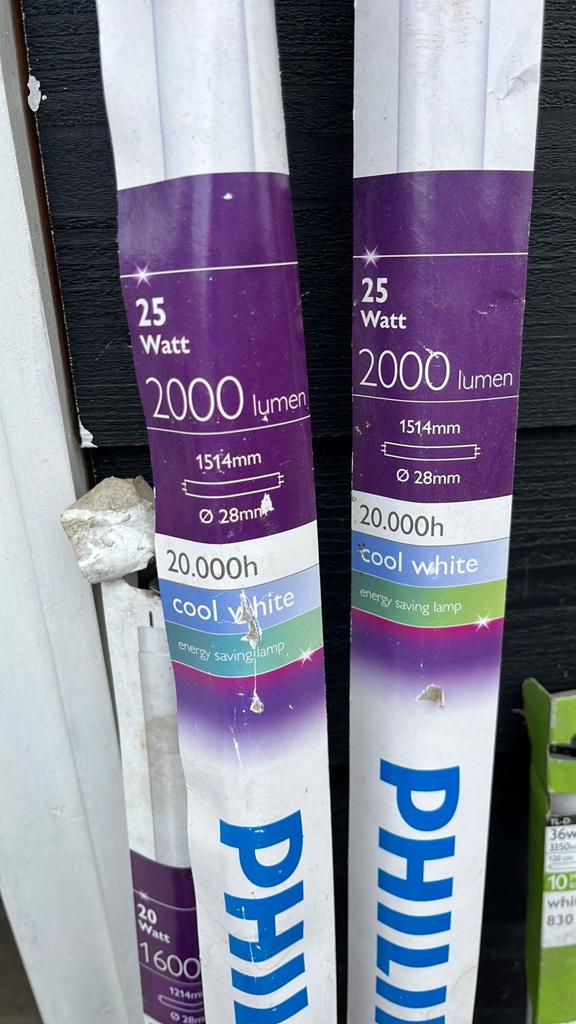 Philips Nood TL Buis 20 Watt 1600 Lumen Cool White, Ophalen of Verzenden, Nieuw