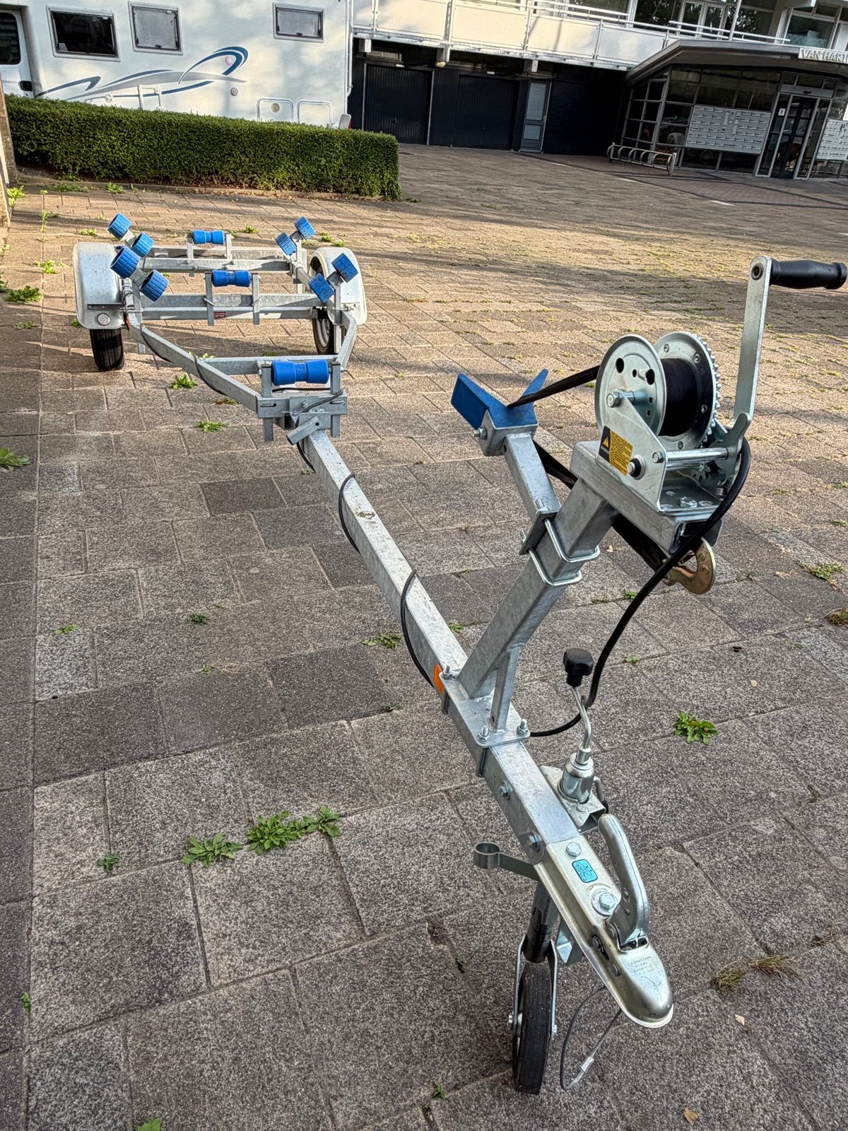 Zo goed als nieuwe kantelboottrailer, 3 jaar oud,, Watersport en Boten, Boottrailers, Ophalen of Verzenden, Zo goed als nieuw