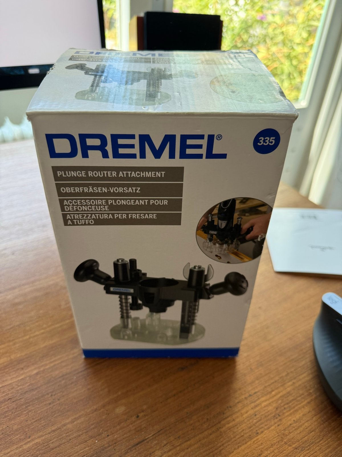 Dremel 335 Plunge Router Attachment - Bovenfreeshulpstuk, Ophalen of Verzenden, Gebruikt, Elektrisch, Bovenfrees