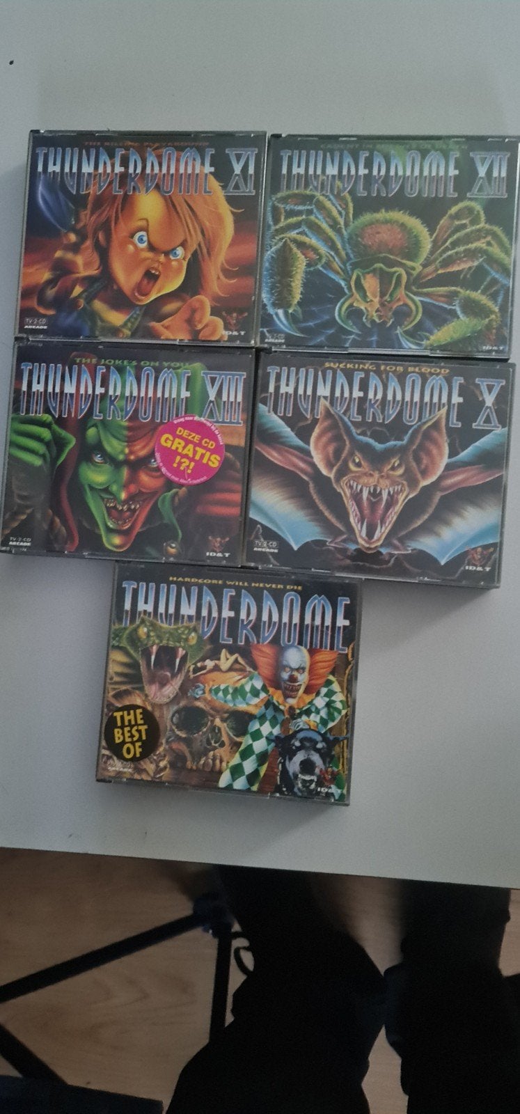 Thunderdome CD Collectie: X, XI, XII, XIII en The Best Of, Ophalen of Verzenden, Gebruikt, Hardcore, Verzamelalbum