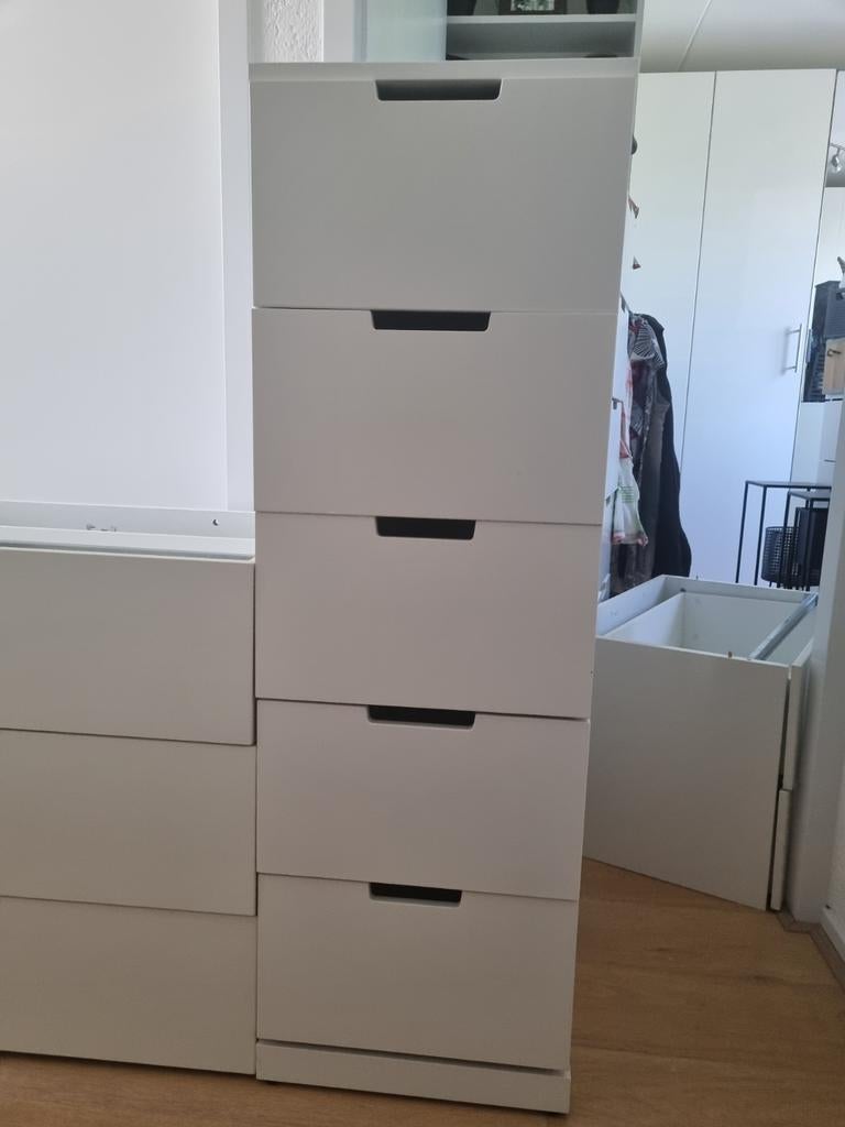 Ikea Nordli 5-ladekast van 40 cm, Ophalen, Minder dan 50 cm, Gebruikt, 5 laden of meer