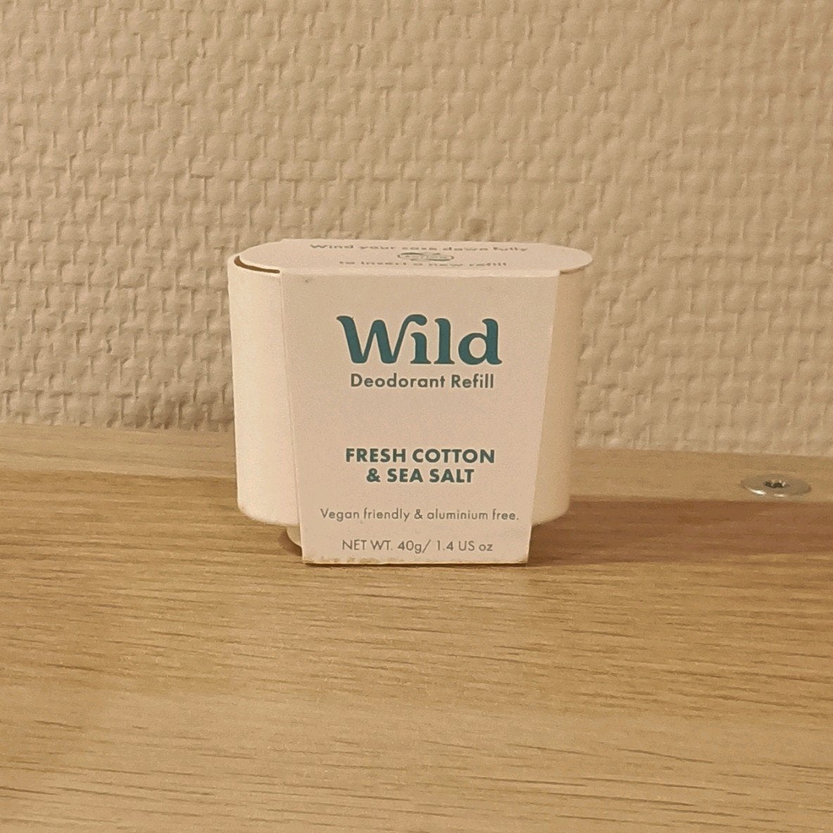 wild deo refill fresh cotton & sea salt (nieuw), Ophalen of Verzenden, Nieuw, Overige typen