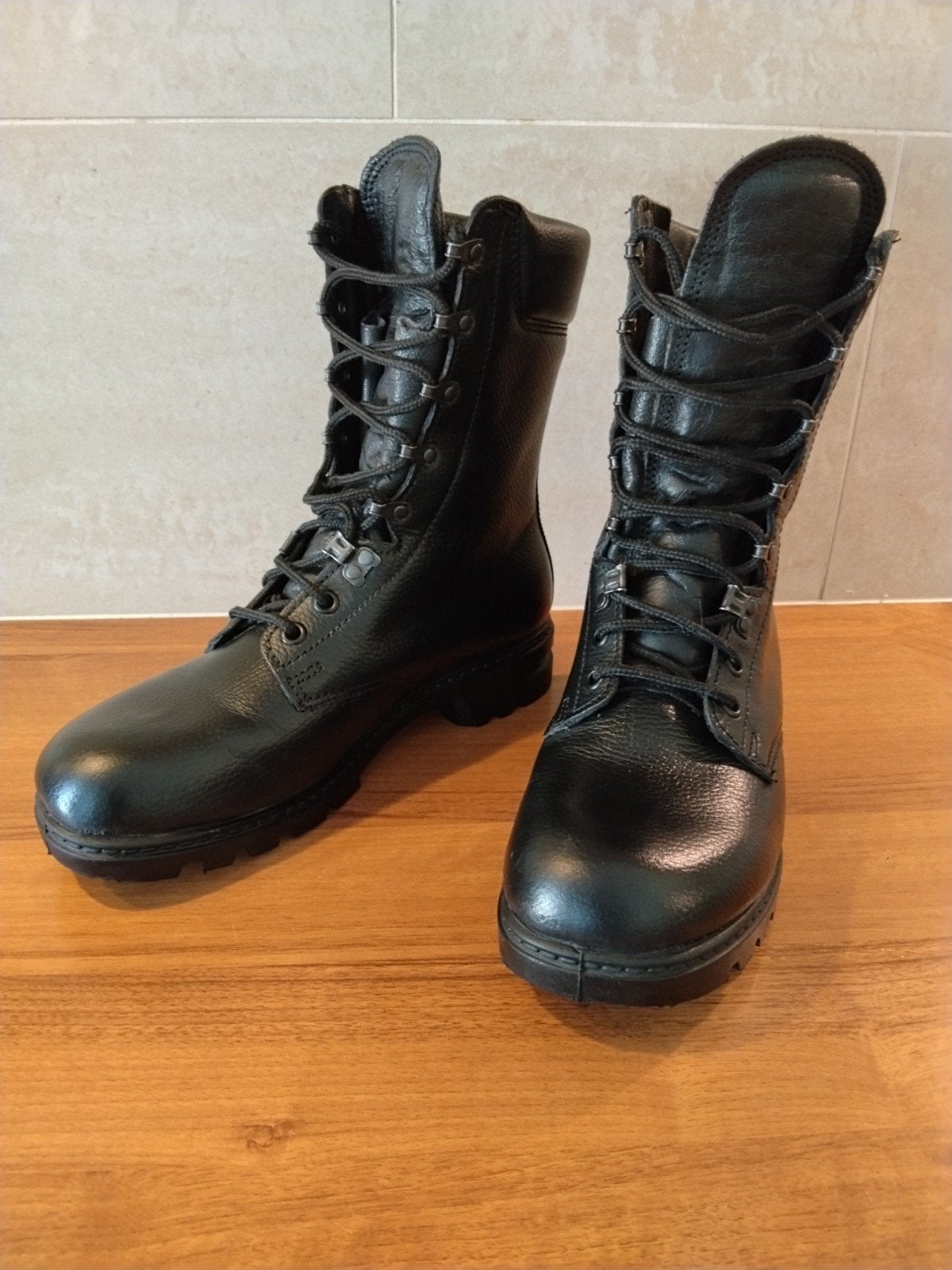 Originele Bata Legerkisten Maat 44 - Zwart, Bata, Zwart, Boots, Ophalen of Verzenden