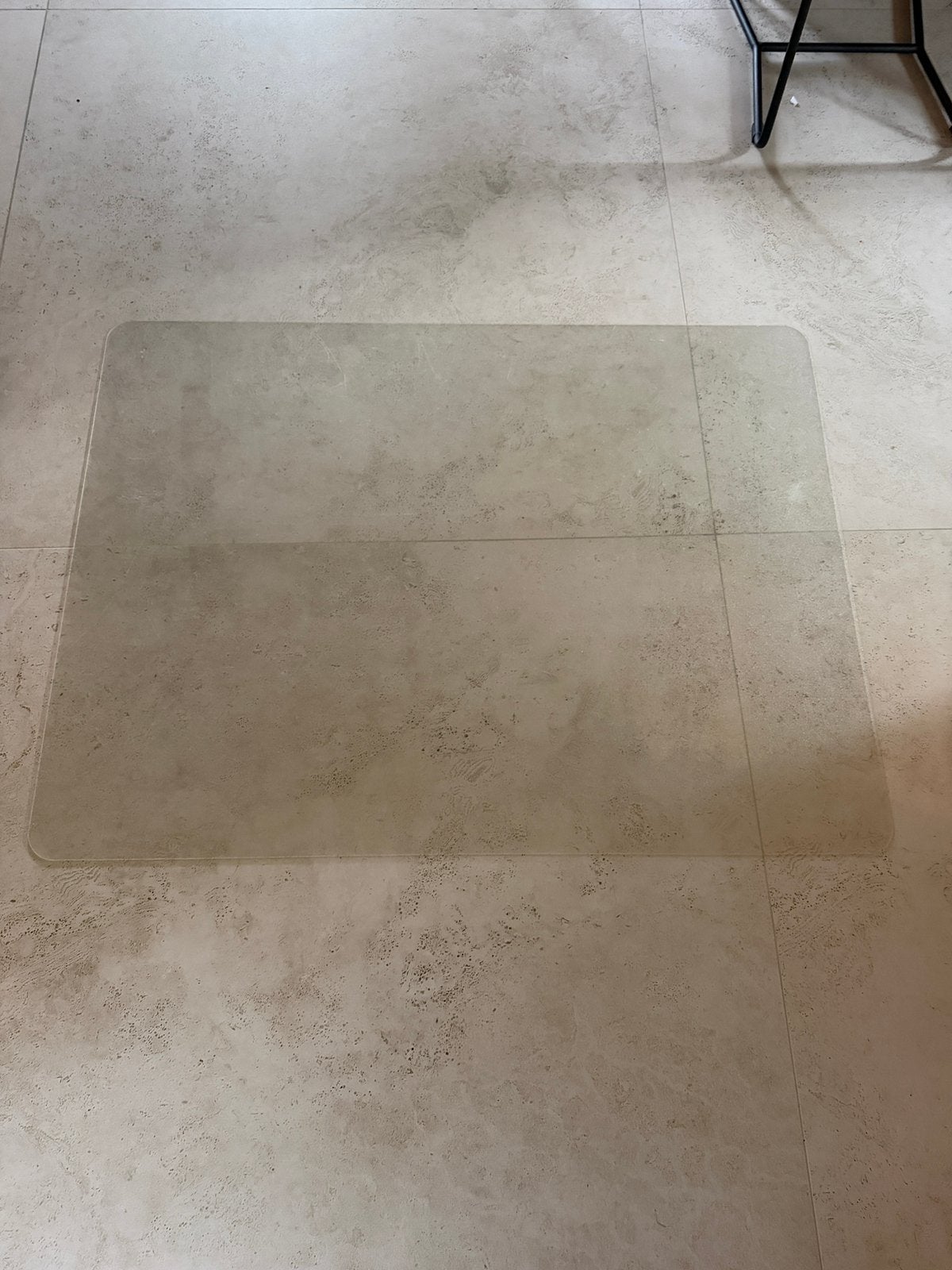 Vloermat bureau 90x120 cm