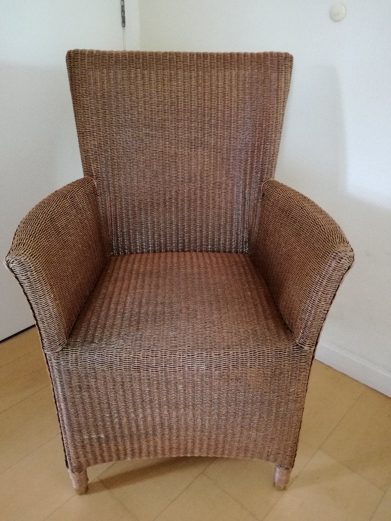 Rieten (eetkamer)stoel - Original LOOM - hoge zit, Ophalen, Overige materialen, Gebruikt, Bruin