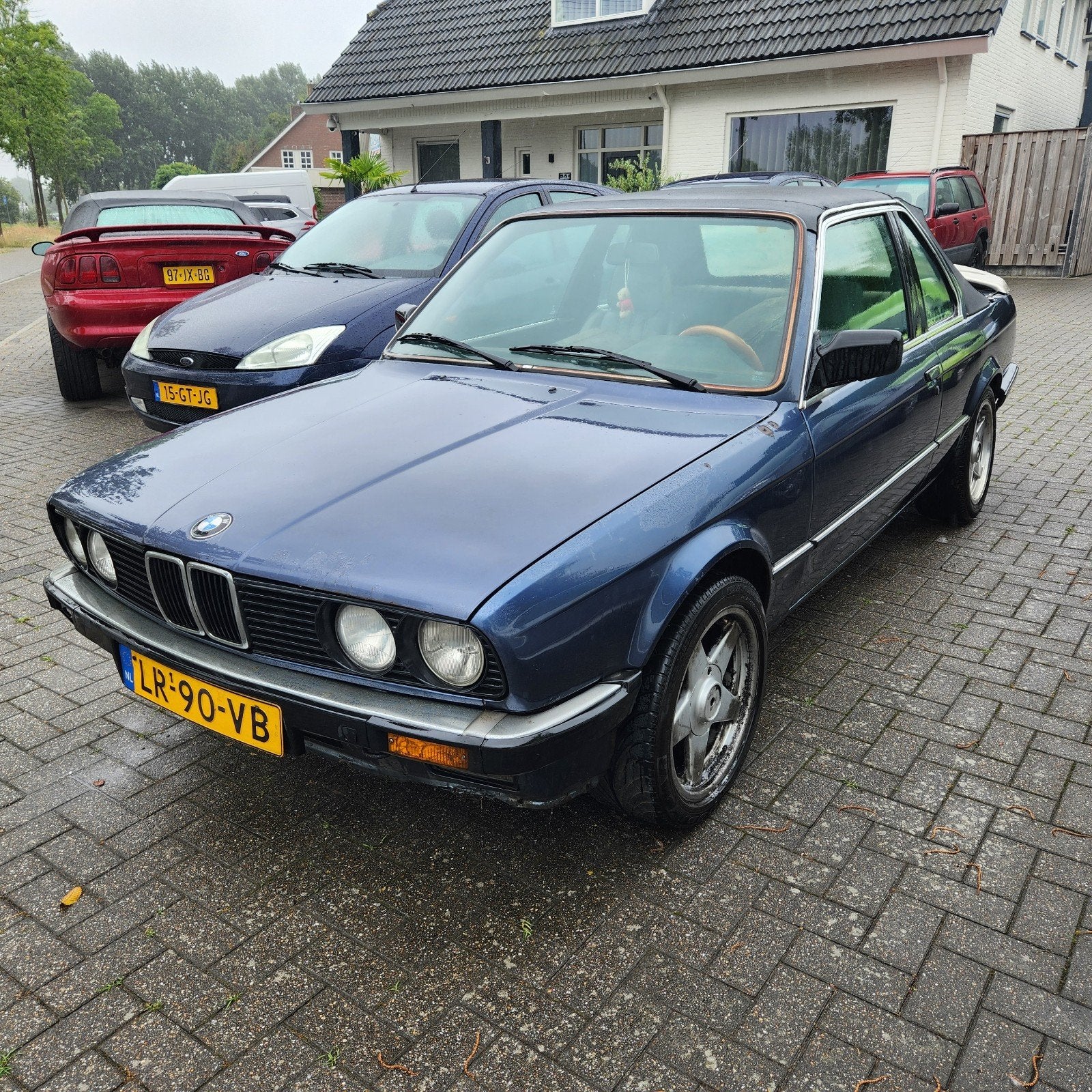 BMW 1985 Blauw, Auto's, Achterwielaandrijving, 4 cilinders, Cabriolet, Blauw