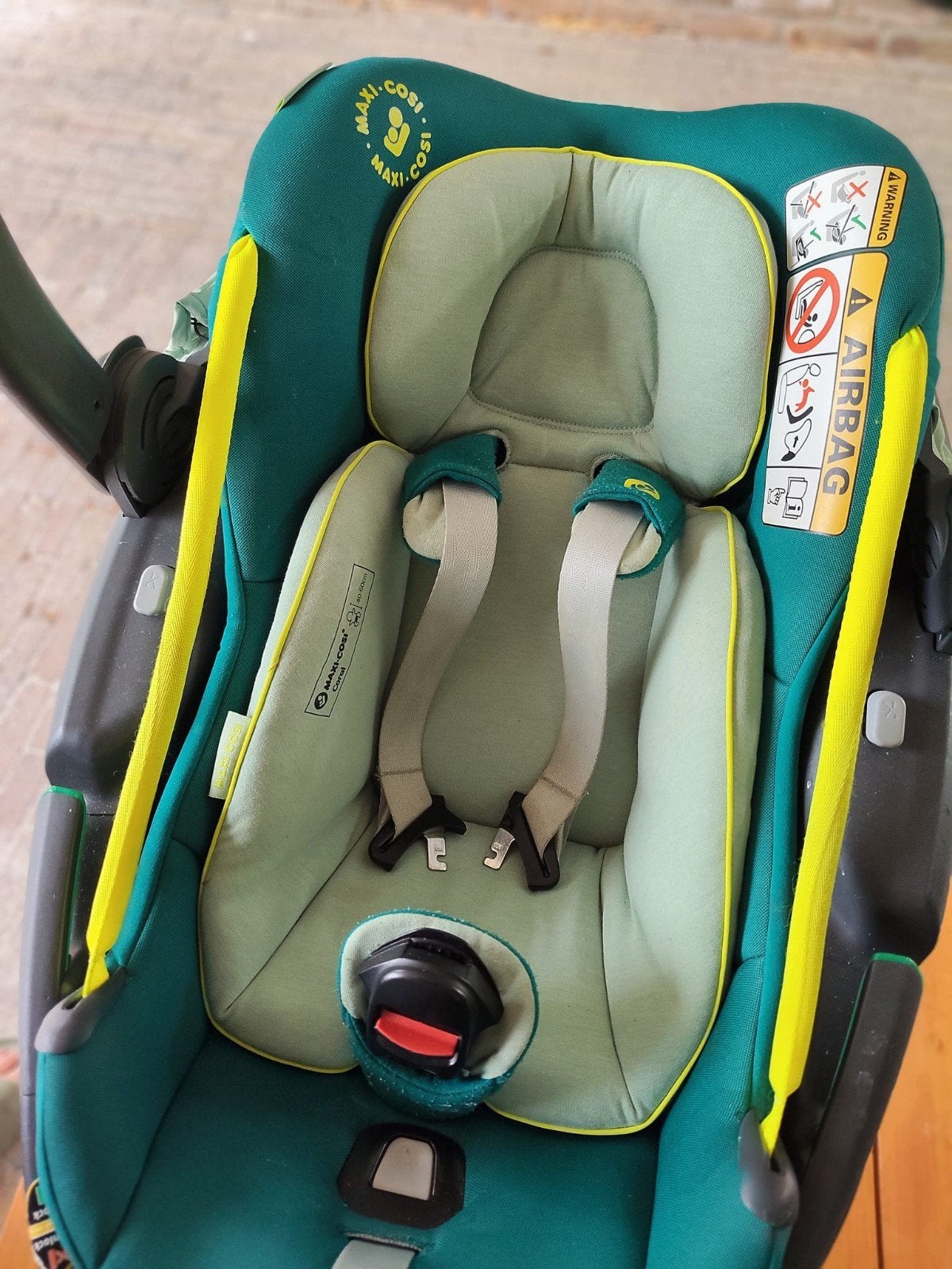 Maxi-Cosi Coral met base, Ophalen of Verzenden, Zo goed als nieuw, Isofix, 0 t/m 13 kg