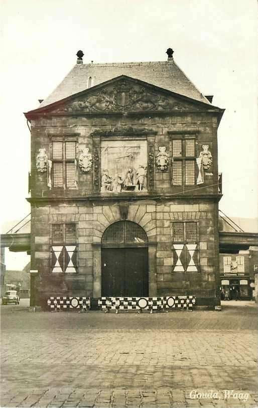 377-004-027 Gouda Waag, Verzenden, Voor 1920, Zuid-Holland