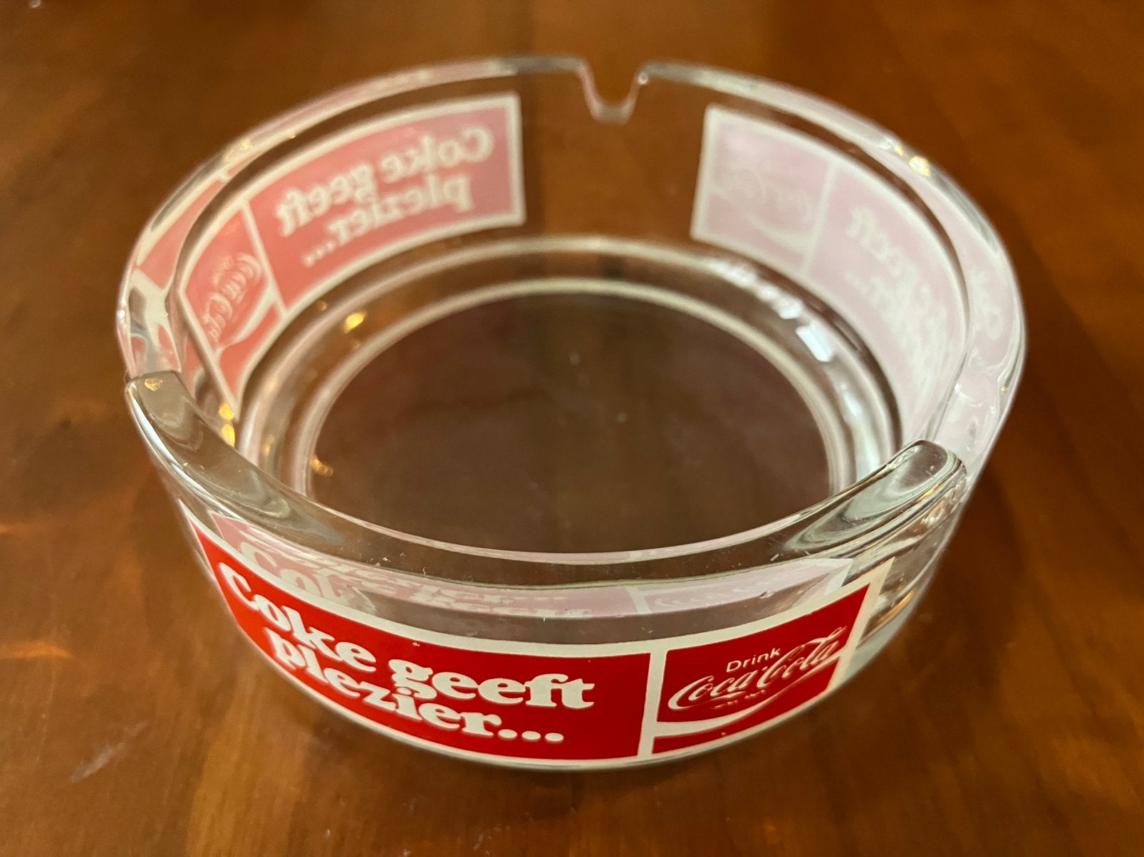 Asbak Coca Cola, Overige stijlen, Ophalen of Verzenden, Zo goed als nieuw, Glas
