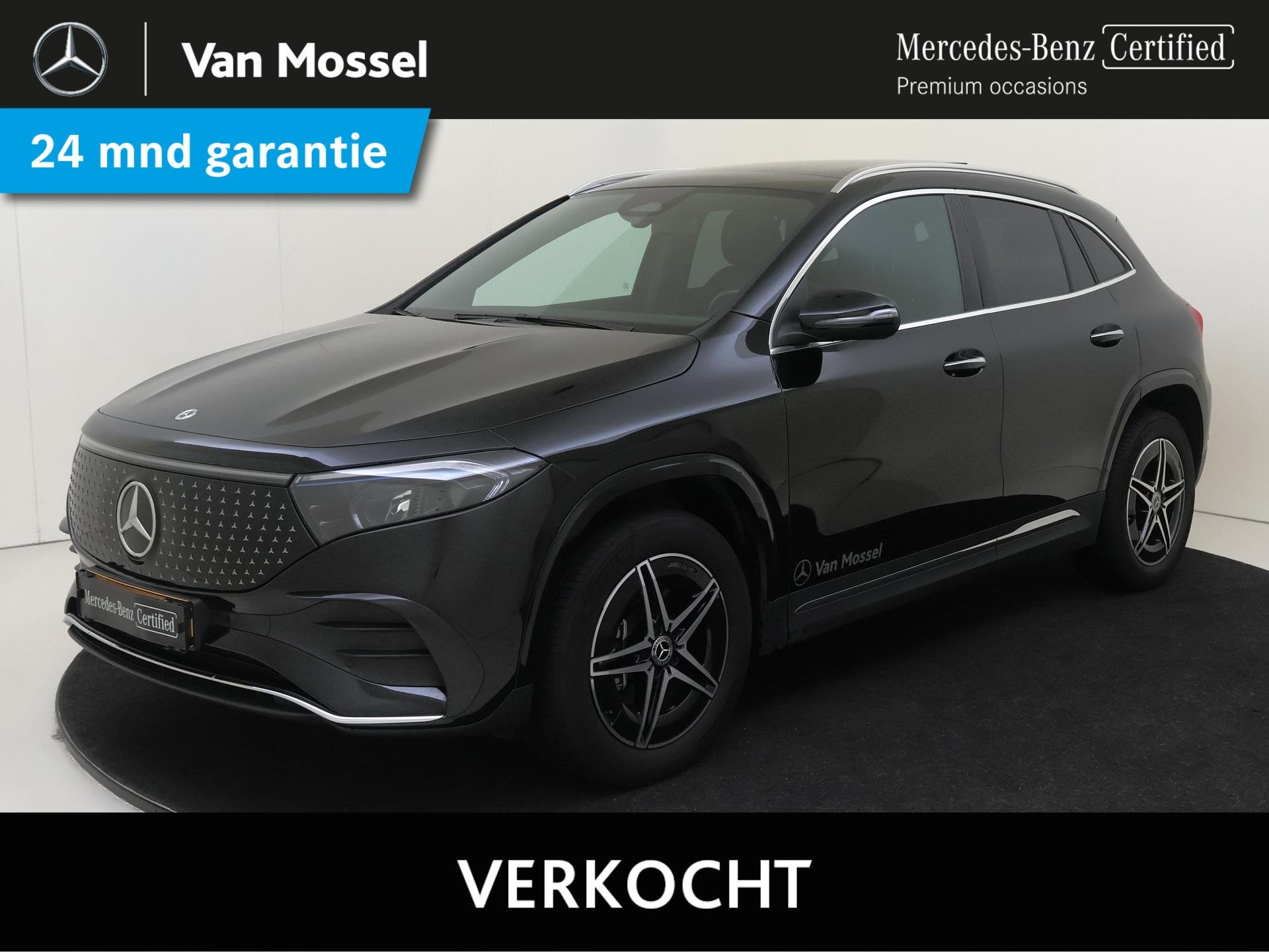 Mercedes-Benz EQA 250+ AMG Line 71 kWh / Panoramadak, Auto's, 15 min, Gebruikt, Zwart, Zwart