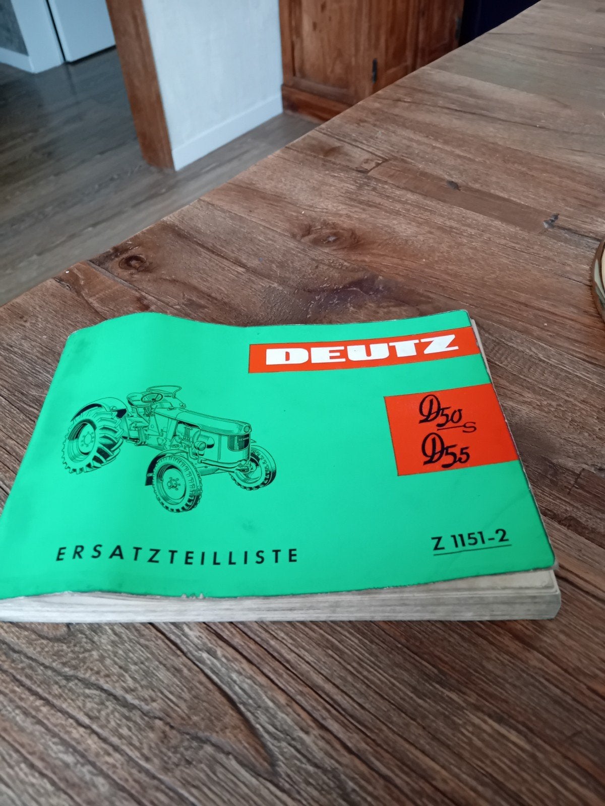 Te koop: onderdelen/werkplaats boek Deutz D55/D50, Ophalen of Verzenden