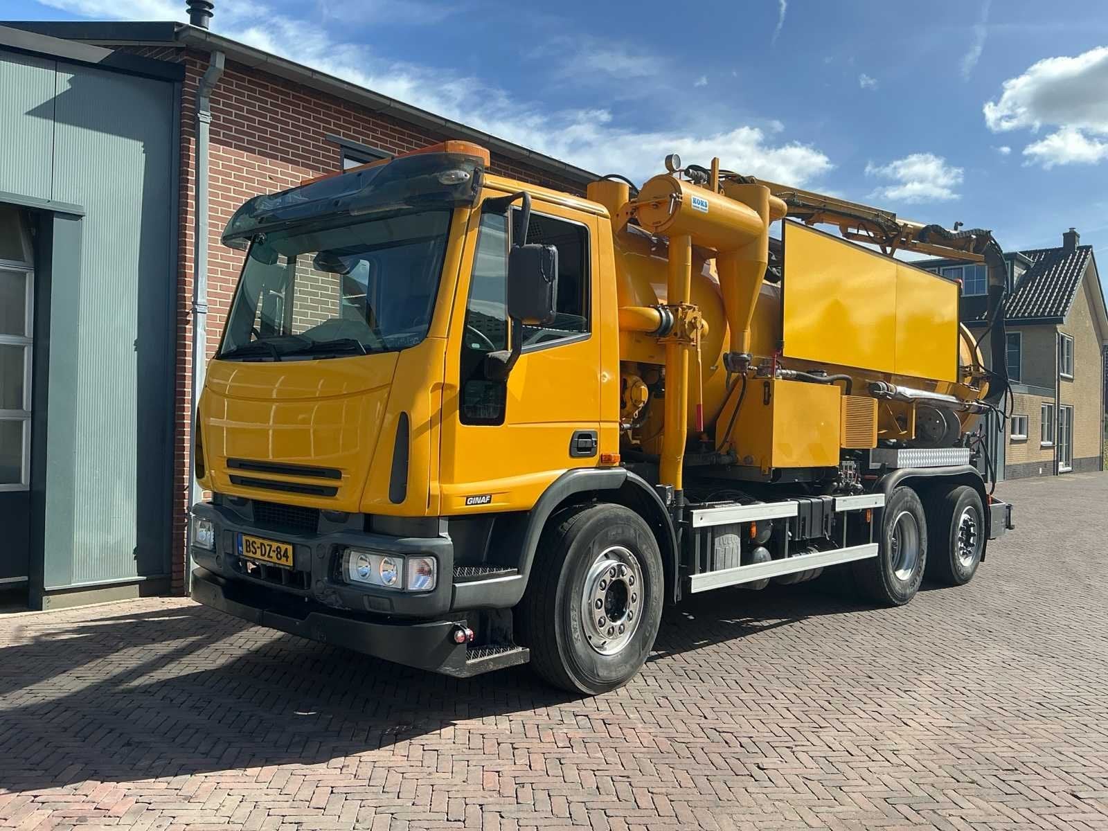 2006 Ginaf C3127N Vrachtwagen met Koks Rioolzuigeropbouw, Auto's, Ginaf, Overige brandstoffen, Origineel Nederlands, Bedrijf