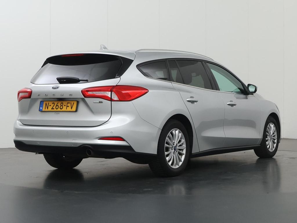 Ford Focus Wagon 1.0 EcoBoost Hybrid Titanium X Business | E, Auto's, Ford, Gebruikt, Origineel Nederlands, Zilver of Grijs, Automatische klimaatregeling