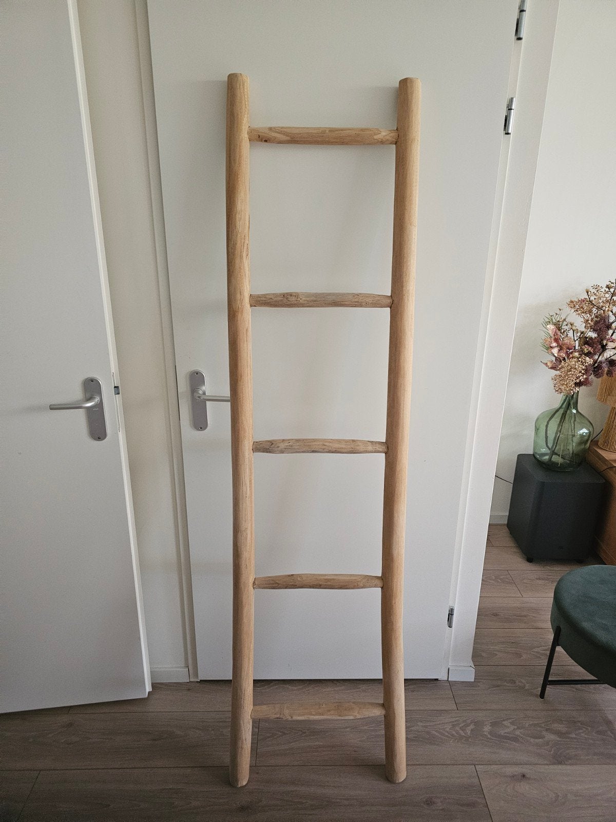 Decoratieve houten ladder van Loods 5, Ophalen, Hout, Gebruikt, Landelijk