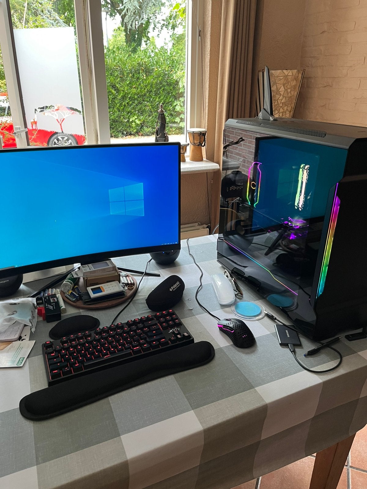 Fraaie mid tower pc, Computers en Software, Desktop Pc's, Ophalen, Zo goed als nieuw, Gaming, Onbekend