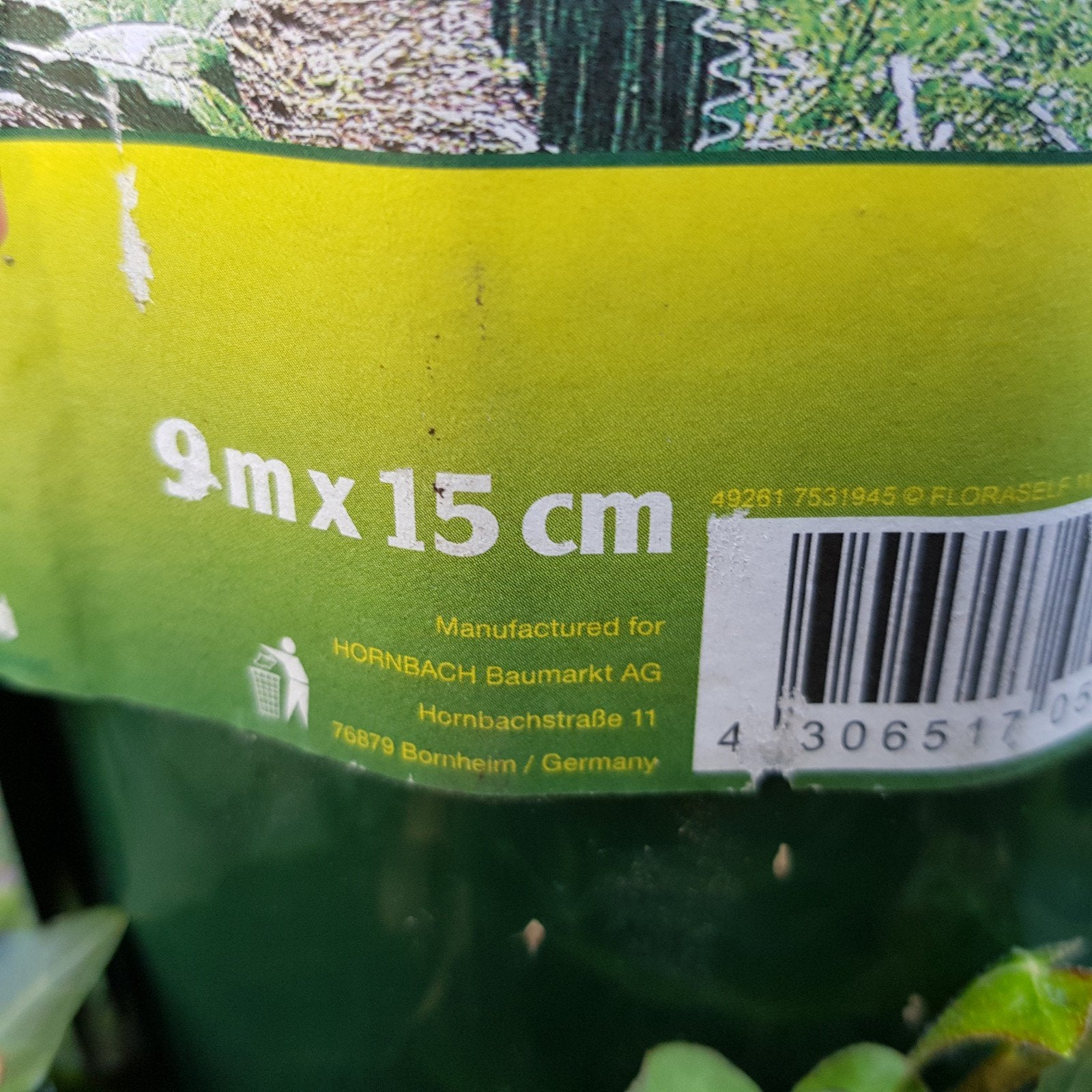 Nieuw stootbanden stootvand gras gazon, Tuin en Terras, Gaas en Draad, Ophalen of Verzenden, Nieuw, Minder dan 10 meter