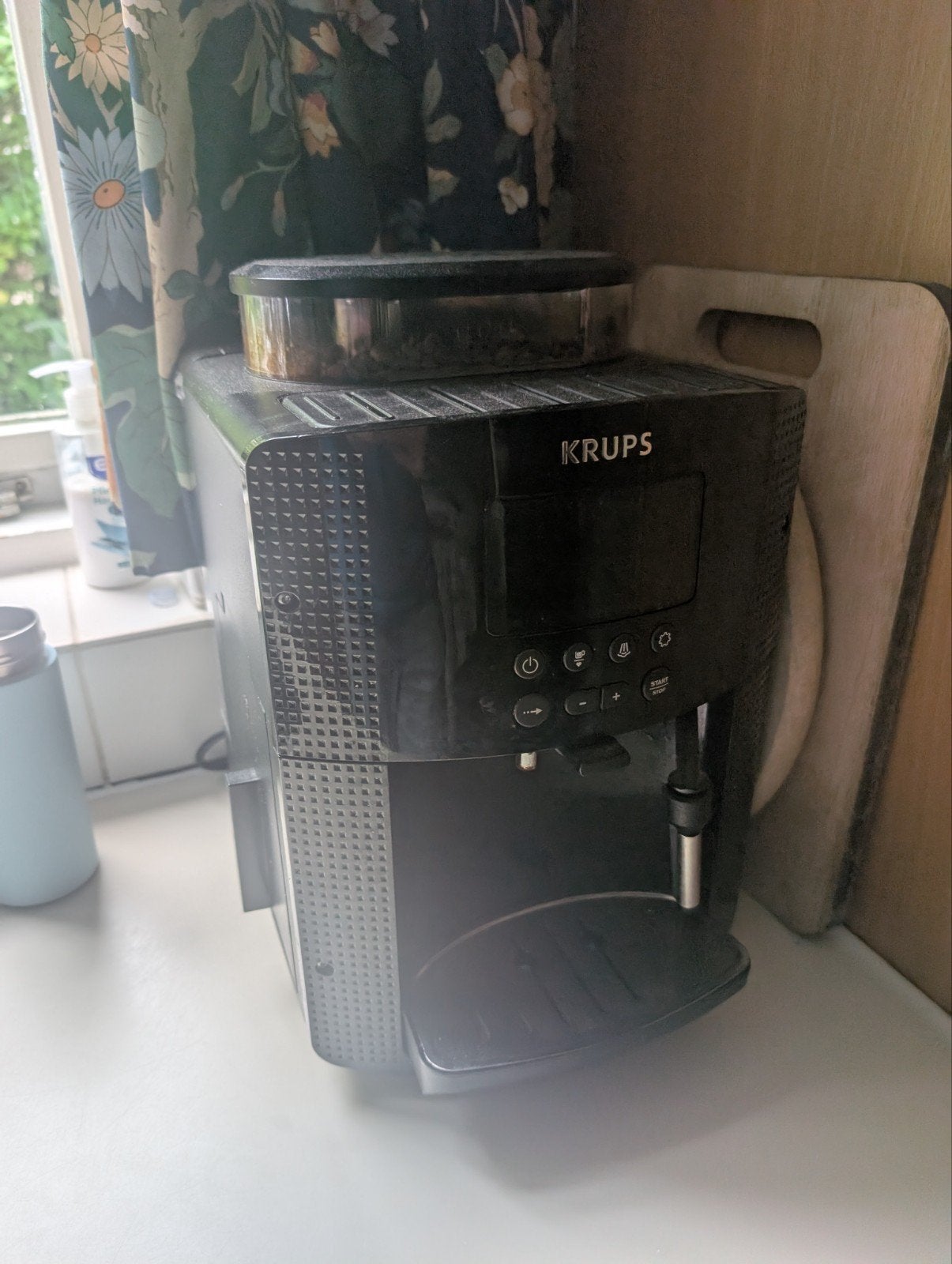 Krups Koffiemachine E8150 - 2dehands, Stoompijpje, Gebruikt, Koffiemachine, 4 tot 10 kopjes