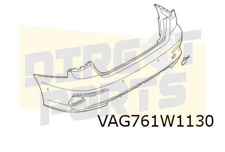 Audi A3 (4/20-) (8Y_) achterbumper (Limousine/S-line) (bij P, Auto-onderdelen, Carrosserie en Plaatwerk, Gebruikt, -, Verzenden