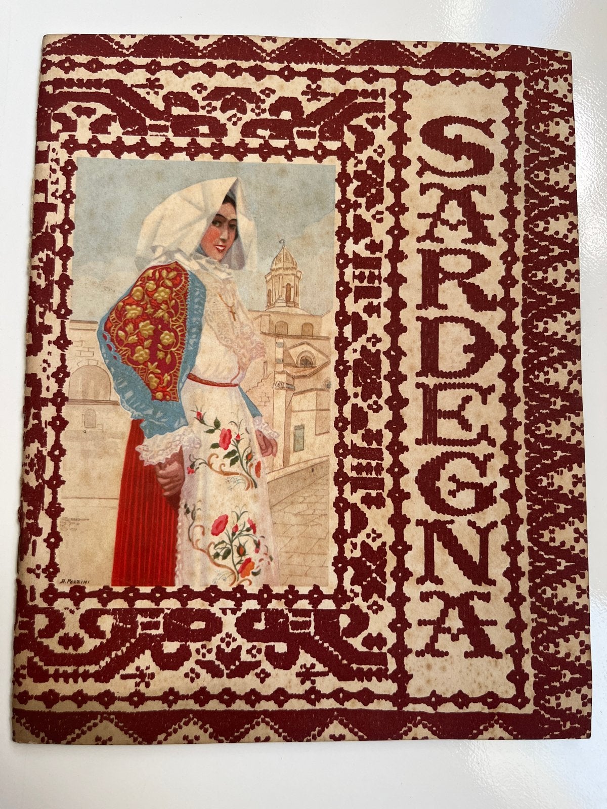 Antieke ENIT reisbrochure Sardegna / Sardinien (1937), Europa, Ophalen of Verzenden, Brochure, Gelezen