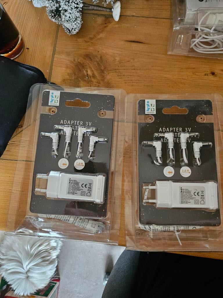 Adapters kerstdorp 8 stuks, Ophalen, Nieuw