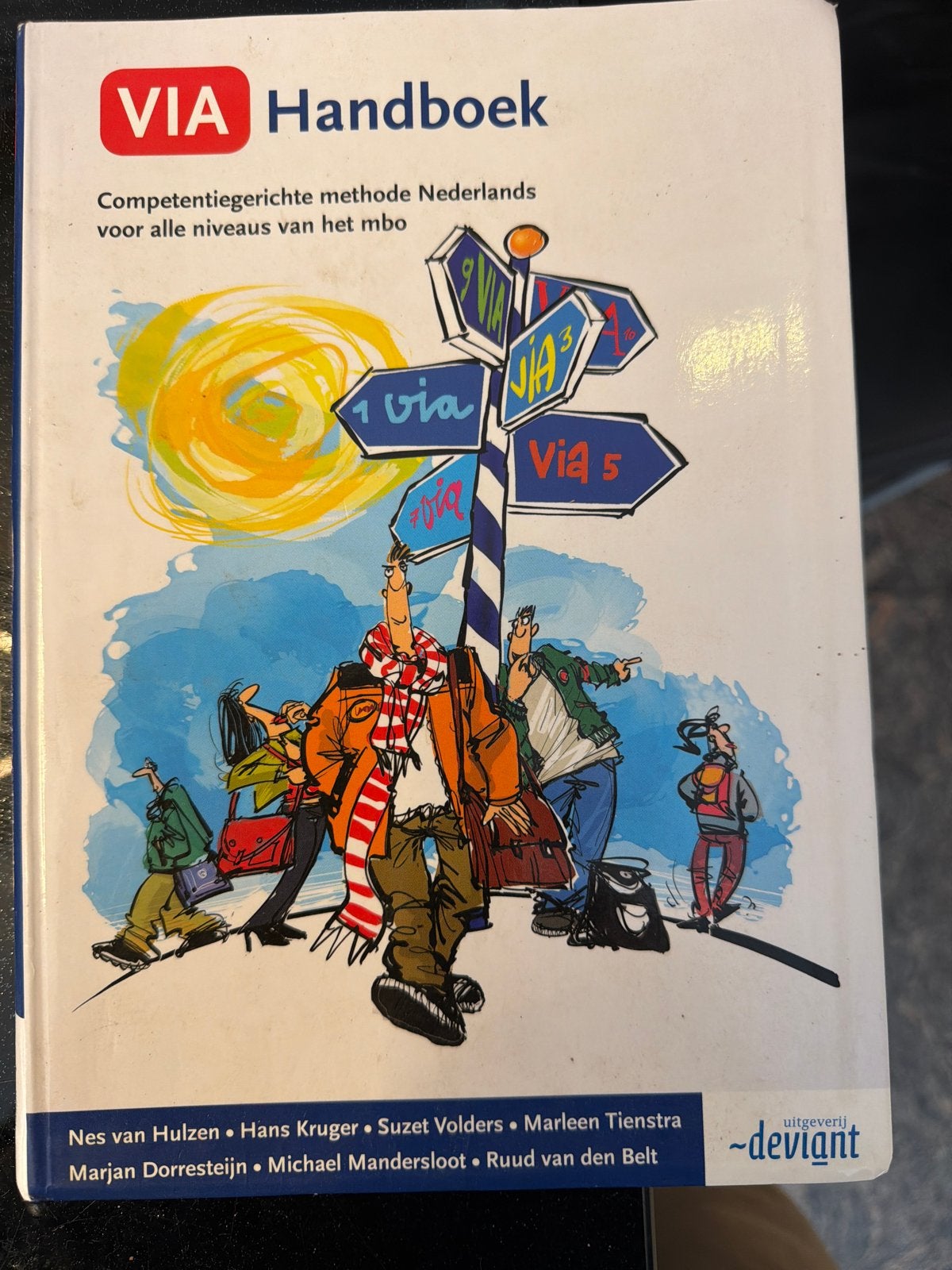 VIA Handboek: Competentiegerichte methode Nederlands MBO, Ophalen of Verzenden, Zo goed als nieuw, MBO