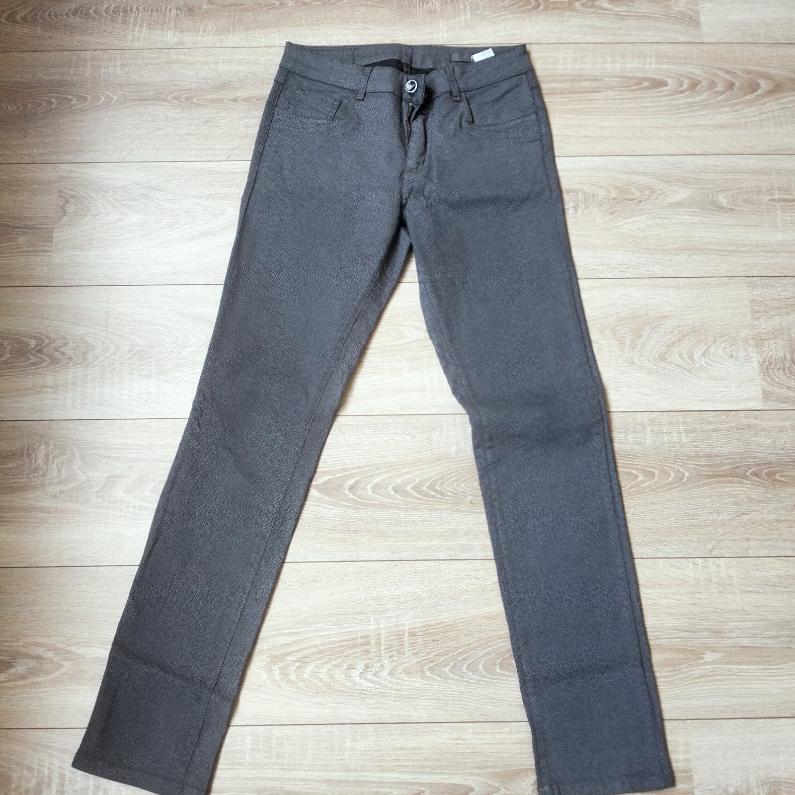 PAra Mi broek/pantalon blauw grijs print mt w38 L 32 zgan, Maat 38/40 (M), Para Mi, Blauw, Ophalen of Verzenden