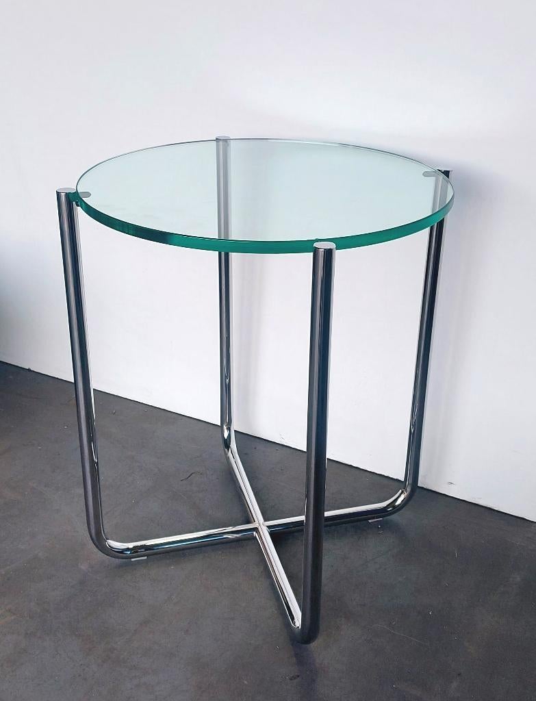 Gispen bijzettafel GT 413 | glanschroom | nieuwstaat, 45 tot 60 cm, Minder dan 55 cm, Metaal of Aluminium, .