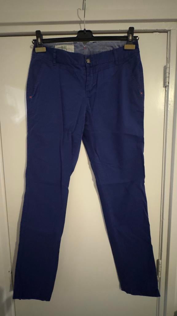 DEPT kobaltblauwe chino broek maat S / 36, Blauw, Ophalen of Verzenden, Zo goed als nieuw, Maat 36 (S)