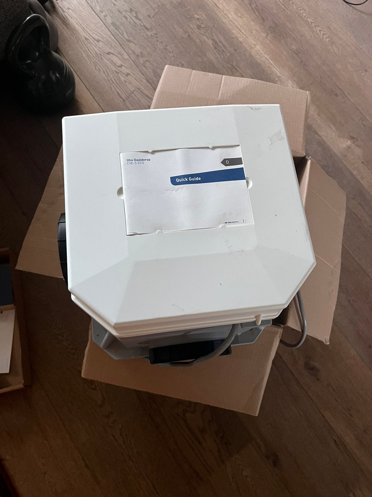 Itho Daalderop optima mv box met perilex aansluiting, Doe-het-zelf en Verbouw, Ventilatie en Afzuiging, Ophalen of Verzenden, Zo goed als nieuw