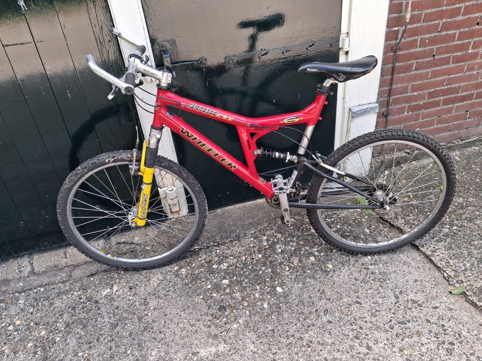 Mountainbike met achtervering, Gebruikt, Ophalen, Overige merken, Velgrem