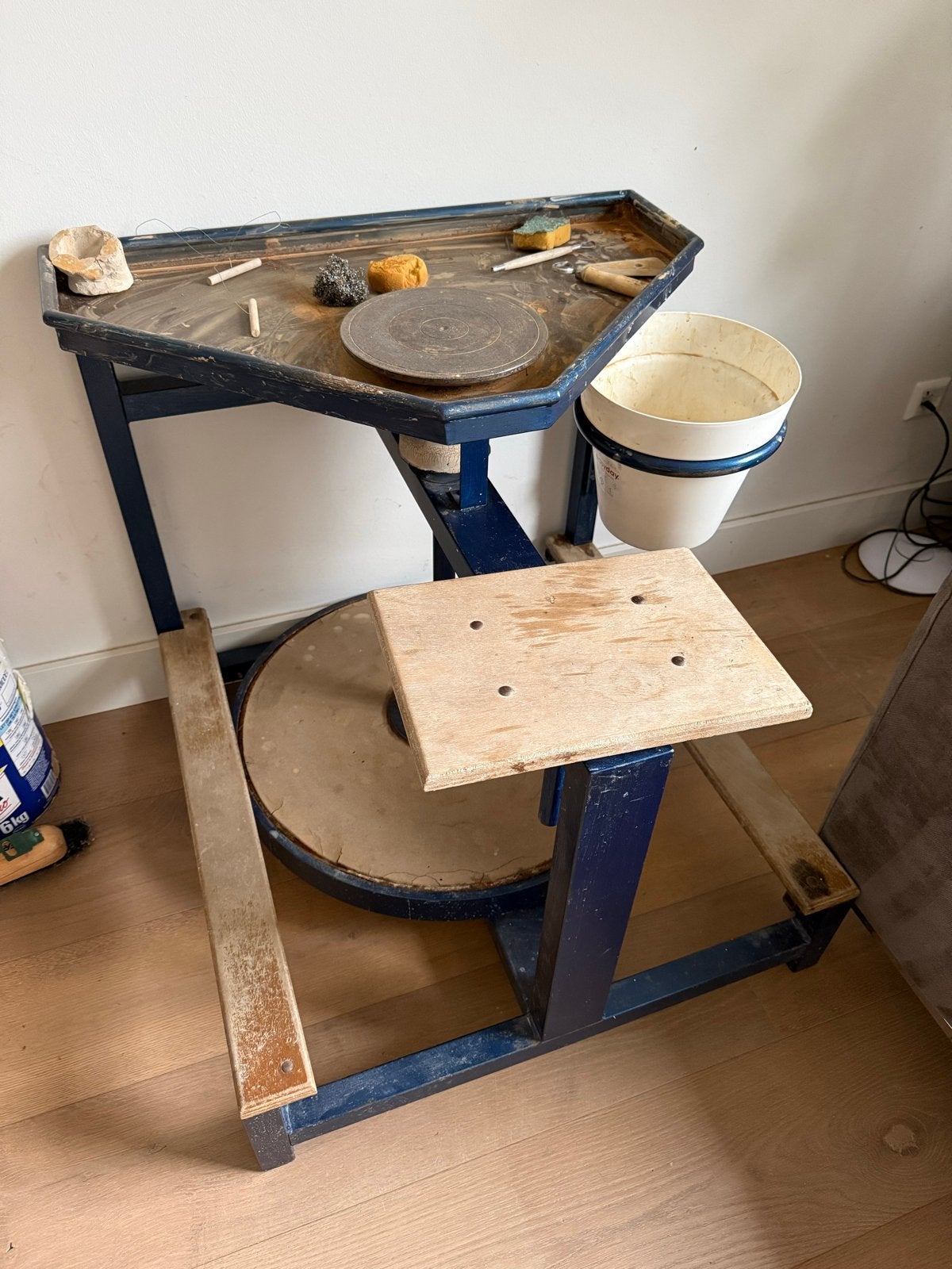 pottenbakkersschijf / draaischijf / schopschijf, Ophalen, Gebruikt