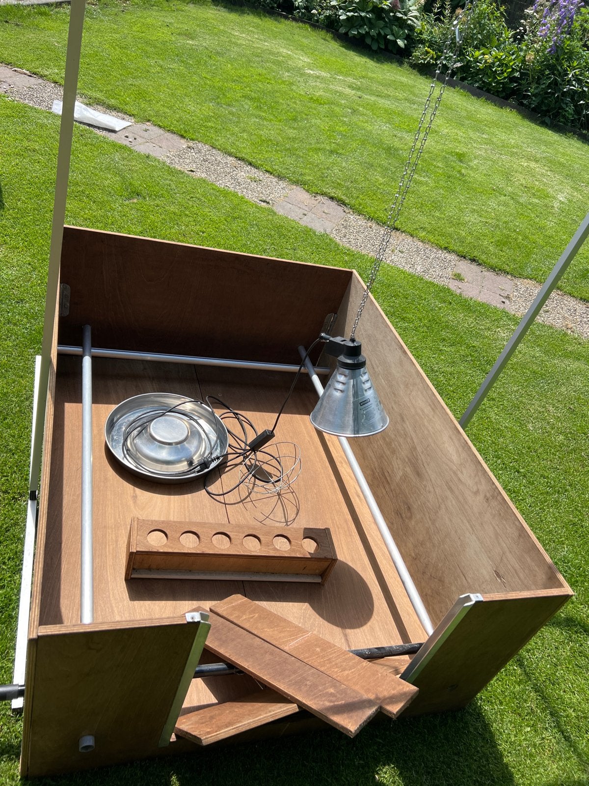 Werpbox, Ophalen